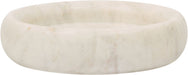 Marble tray by Meridian Furniture featuring a smooth, polished surface and elegant natural stone pattern.