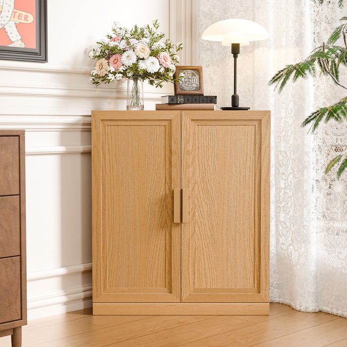 31" Accent Cabinet With Two Doors - Brown