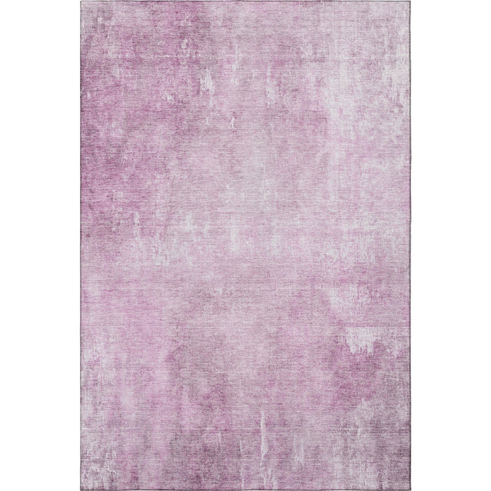 10' X 14' Abstract Washable Area Rug With UV Protection (705803) - Pink / Ivory