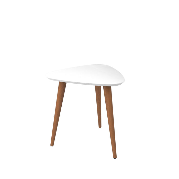 Manhattan Utopia - Triangle Table - White