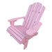 Giga children's outdoor or indoor Adirondack arm chair in natural wood finish, designed for kids' outdoor or indoor seating.
