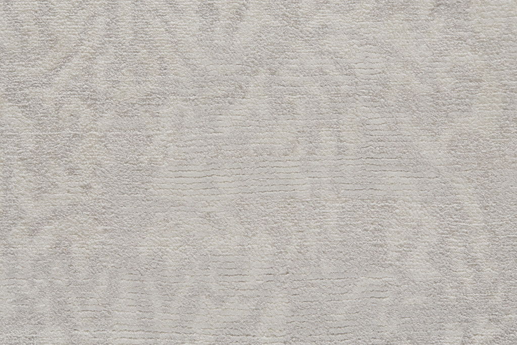 5' x 8' Abstract Hand Woven Area Rug - Ivory Gray And Tan