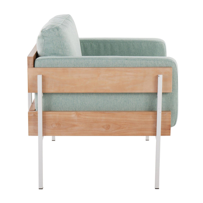 Kari - Accent Chair - Natural Green