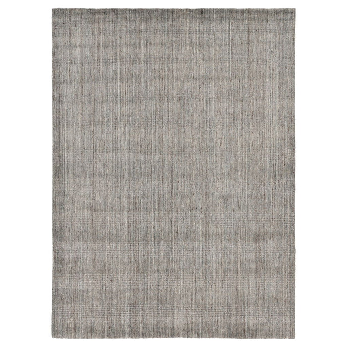 10' X 14' Wool Abstract Hand Woven Area Rug - Gray And Light