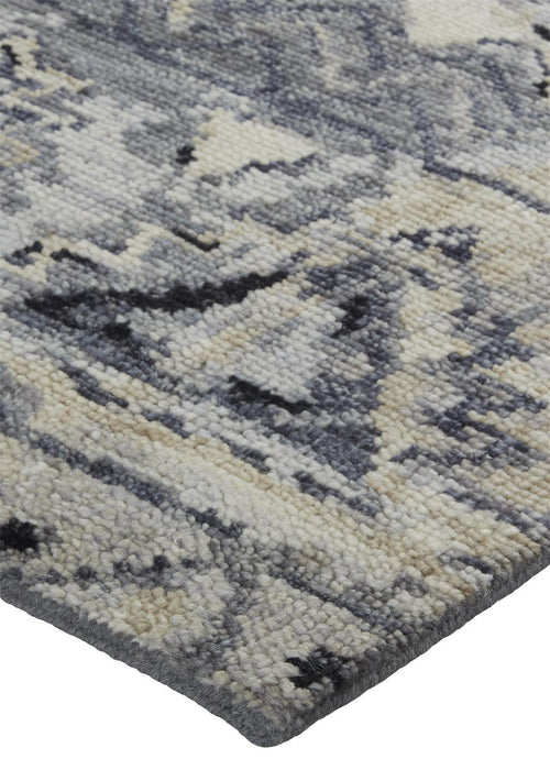 12' X 15' Wool Geometric Hand Knotted Area Rug (744447) - Taupe / Gray / Tan