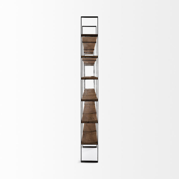 Six Tier Bookcase (392226) - Brown