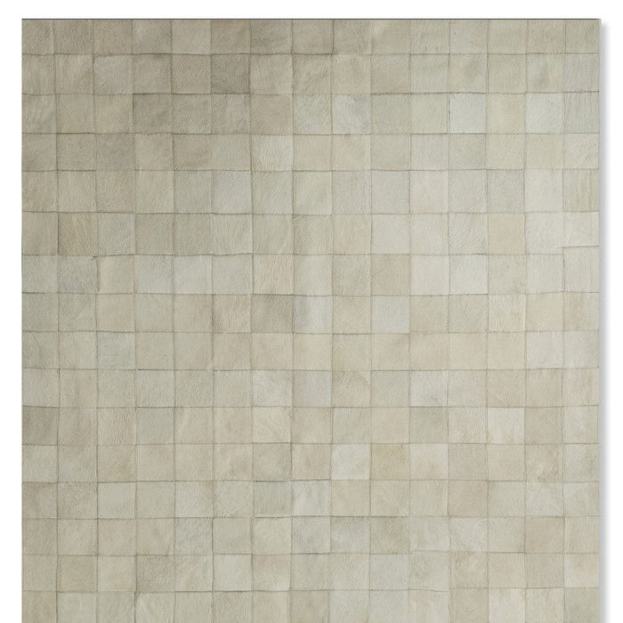 8' X 10' Cowhide Patchwork Area Rug (544481) - Off White