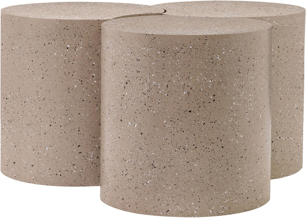 Dimple - 3 Piece Modular Coffee Table - Terazzo Finish