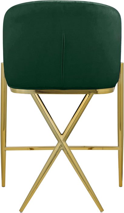 Xavier - Counter Stool with Gold Legs
