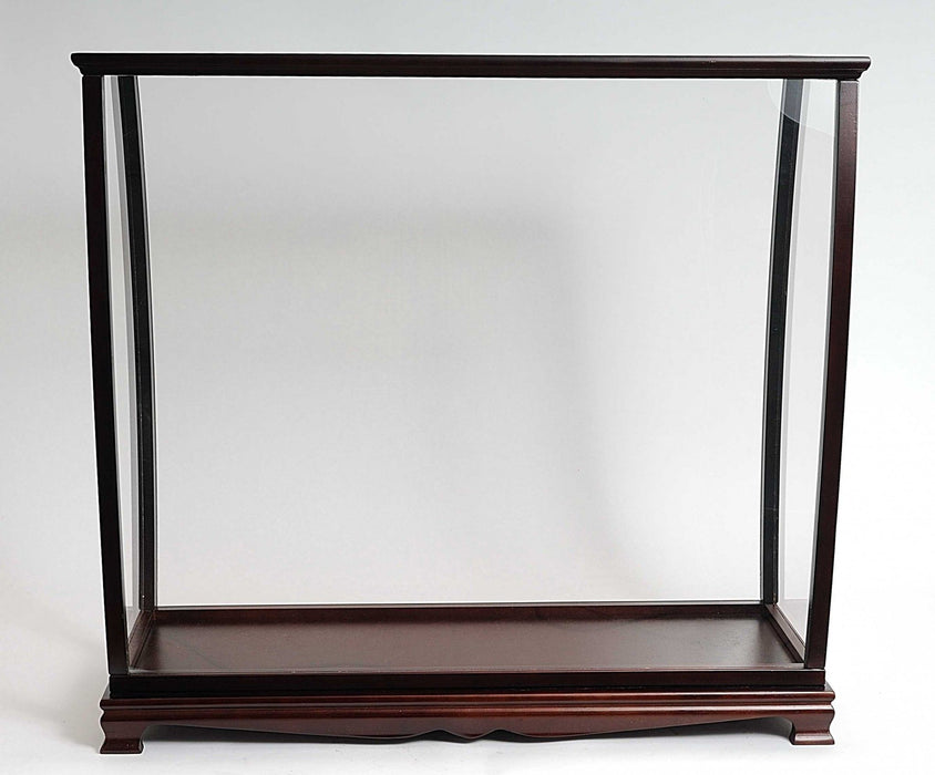 40" Solid Wood Frame Display Stand - Dark Brown