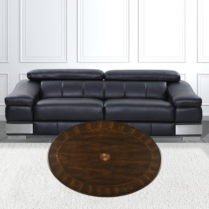 Traditional Traditional Oval Coffee Table - Cherry