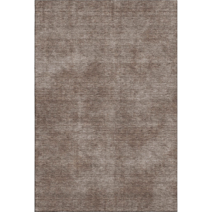 10' X 14' Abstract Washable Area Rug With UV Protection (679923) - Brown / Taupe