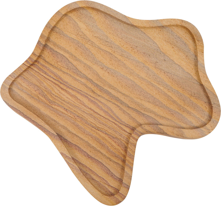 Marble tray from Meridian Furniture's Alvar collection, featuring a sleek, rectangular genuine marble surface with raised edges.