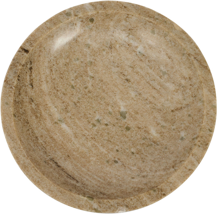 Simpson genuine marble bowl from Meridian Furniture, showcasing a smooth, polished marble surface ideal for stylish serving or decor.