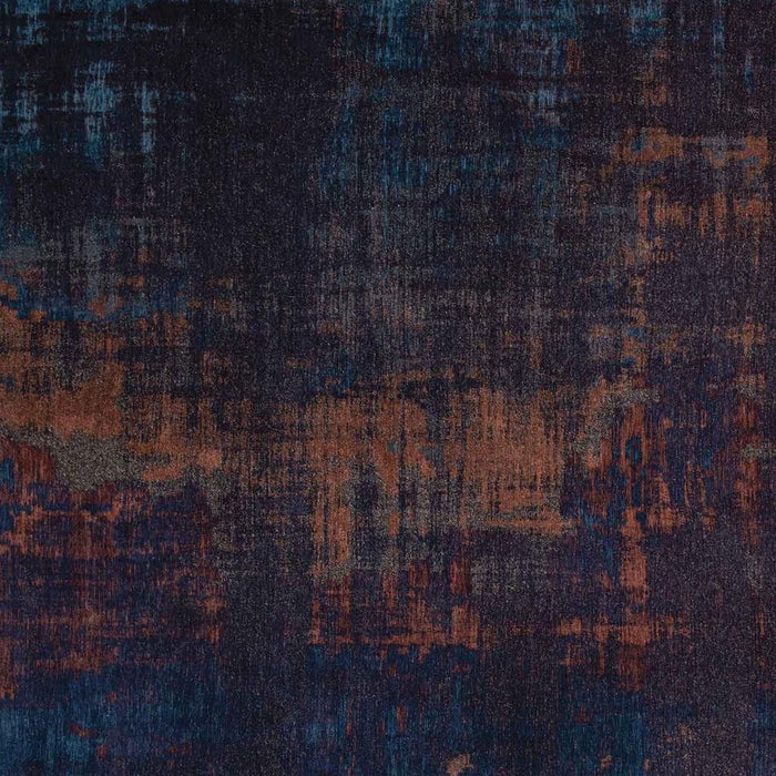9' X 13' Abstract Washable Area Rug (548734) - Blue / Brown