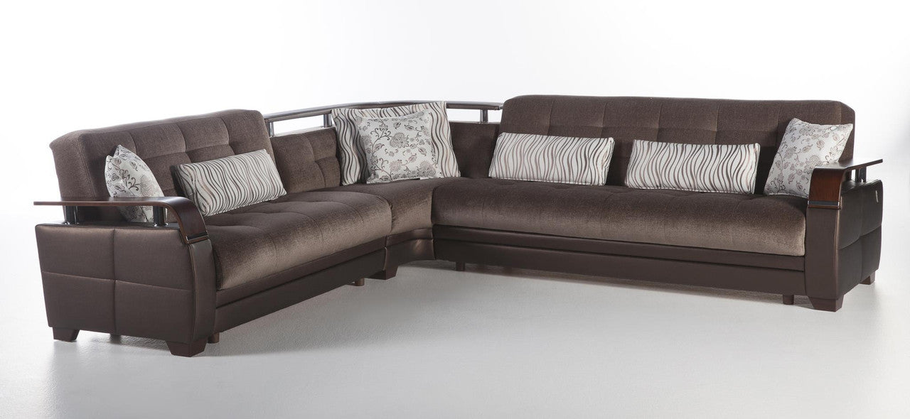 Bellona Natural Sectional 4 Pieces