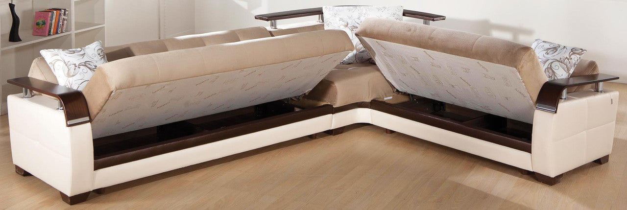 Bellona Natural Sectional 4 Pieces