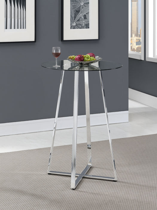 Prescott Rectangular Home Wine Table Black High Gloss