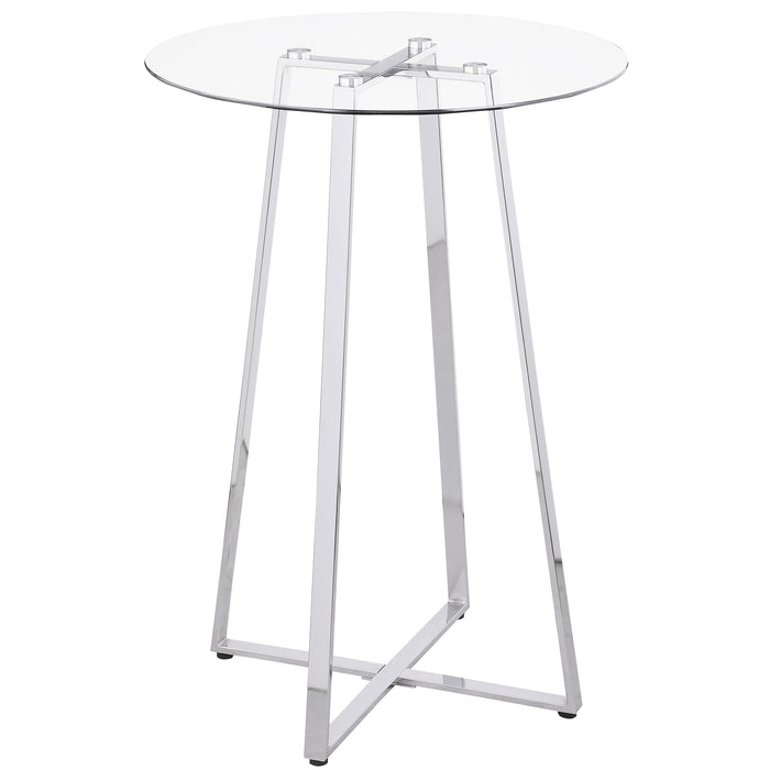 Prescott Rectangular Home Wine Table Black High Gloss