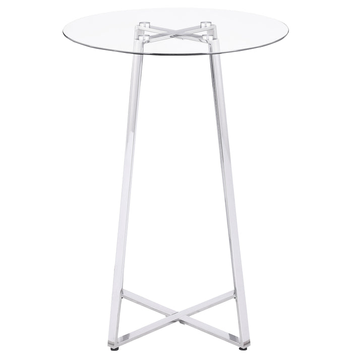 Prescott Rectangular Home Wine Table Black High Gloss