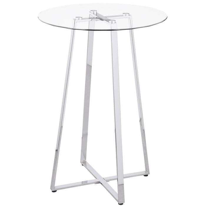 Prescott Rectangular Home Wine Table Black High Gloss