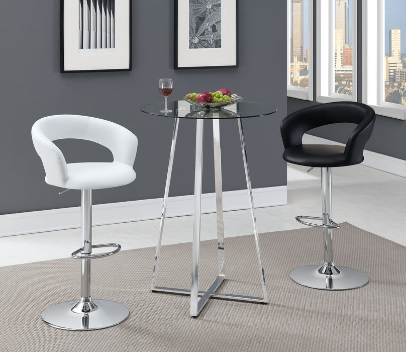 Prescott Rectangular Home Wine Table Black High Gloss
