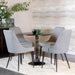 Oswego Round 30-inch bronze bistro dining table from CoasterEveryday, featuring a stylish metal design and sturdy legs.