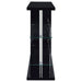 CoasterEssence Prescott rectangular black high gloss home wine table with a sleek modern design and smooth surface.