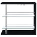 Black high gloss Prescott rectangular home wine table by CoasterEssence, showcasing a sleek modern furniture design.