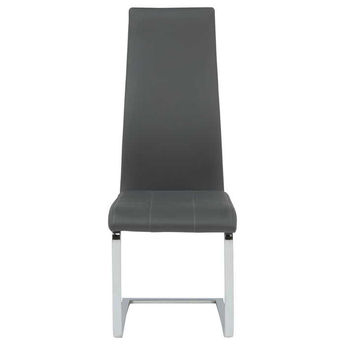 Montclair Upholstered Dining Side Chair Grey (Set of 4)