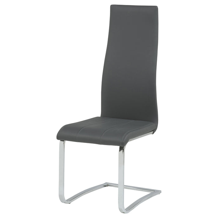 Montclair Upholstered Dining Side Chair Grey (Set of 4)
