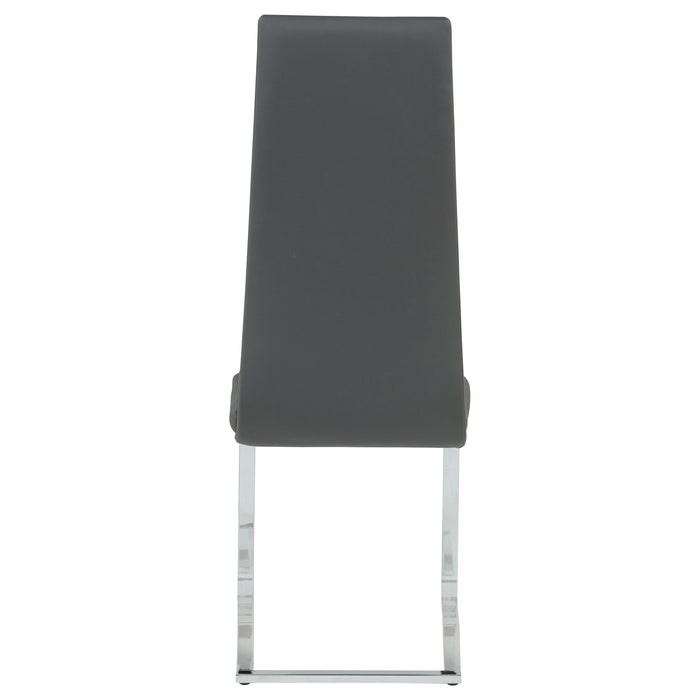 Montclair Upholstered Dining Side Chair Grey (Set of 4)