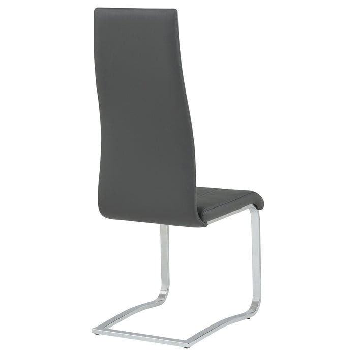 Montclair Upholstered Dining Side Chair Grey (Set of 4)