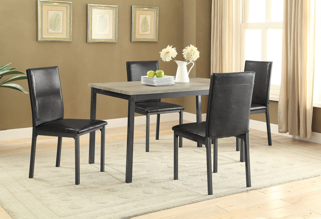 Garza Rectangular 48-inch Engineered Wood Dining Table Grey