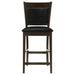 CoasterEveryday Jaden 5-piece square counter height dining set in espresso wood, includes table and chairs, modern furniture for dining area