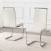Set of Giga dining chairs with ergonomic backrests, featuring modern design and comfortable seating for dining rooms.