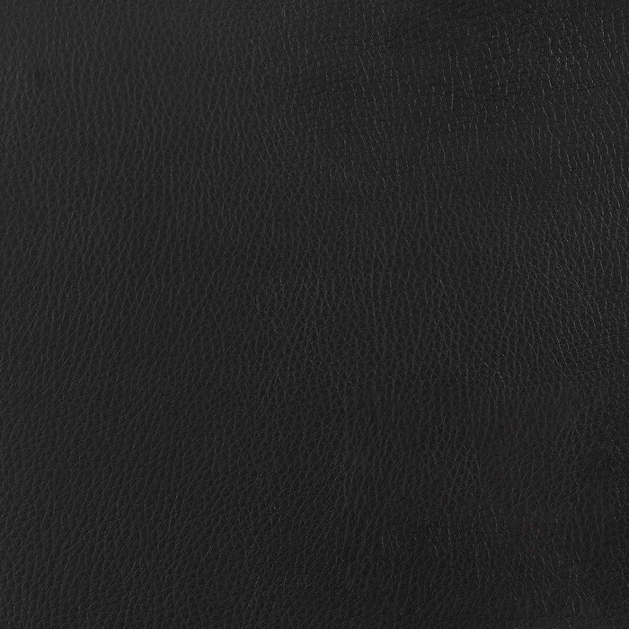 Lenny Tufted Adjustable Leatherette Bar Stool Black (Set of 2)