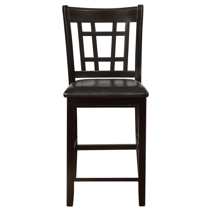 Lavon 5-piece Oval Counter Height Extension Dining Set Espresso