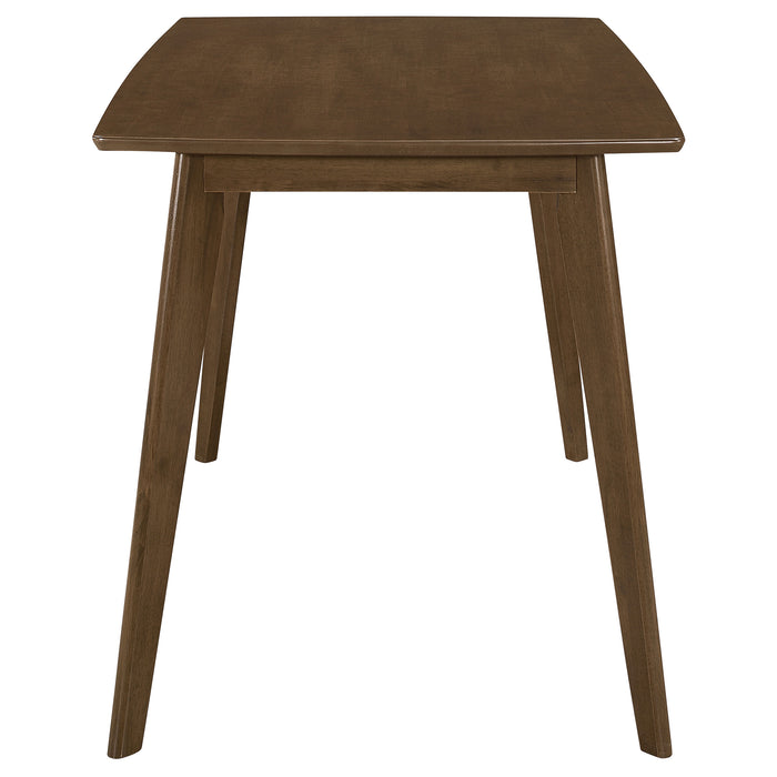Kersey 5-piece Rectangular Dining Table Set Chestnut