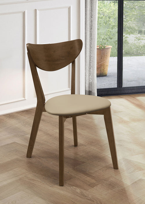 Kersey Wood Dining Side Chair Chestnut (Set of 2)