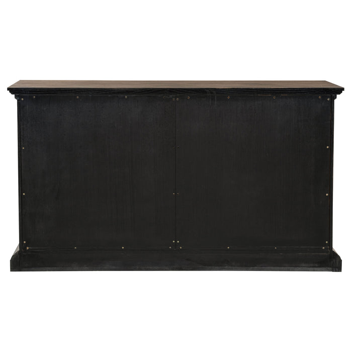 Ridgewell 2-drawer 4-door Dining Server Dark Oak