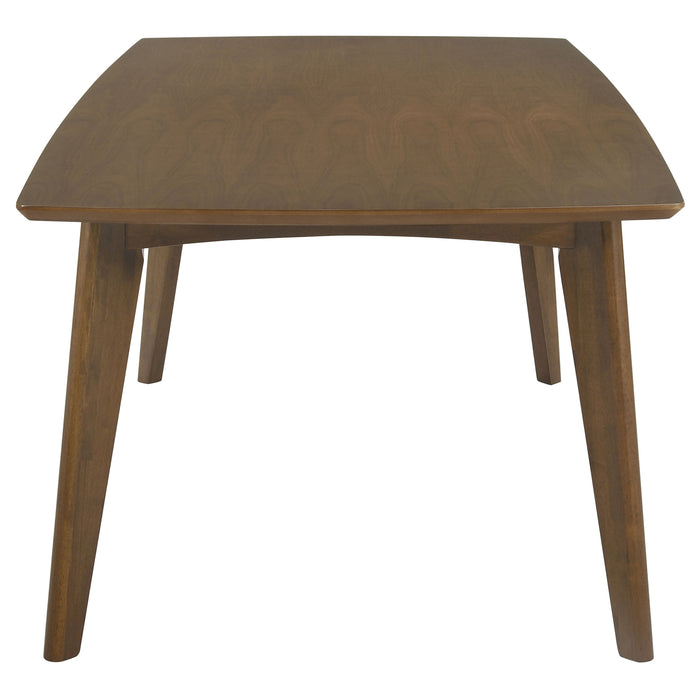 Malone Rectangular 78-inch Wood Dining Table Dark Walnut
