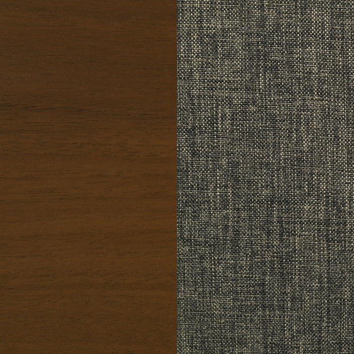 Malone Padded Wood Dining Arm Chair Dark Walnut (Set of 2)