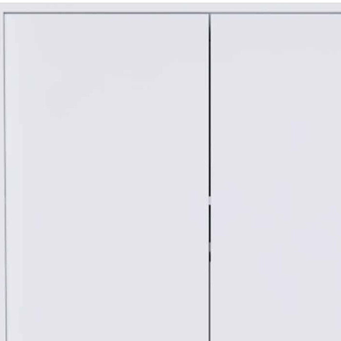 Tall Two Door Closet - White