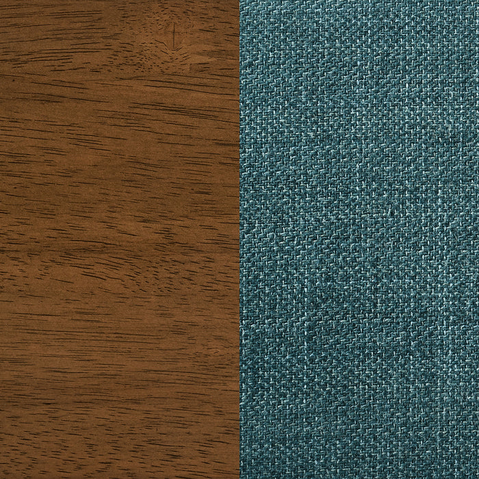 Paxton Upholstered Dining Side Chair Teal Blue (Set of 2)