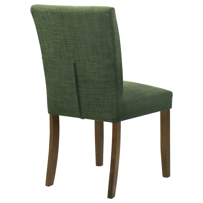 Paxton Upholstered Dining Side Chair Green (Set of 2)