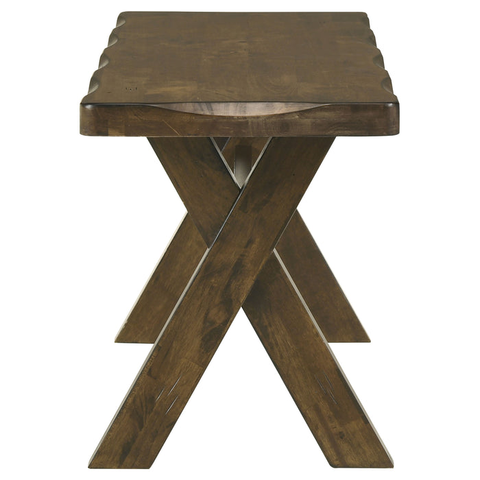 Alston 6-piece Rectangular Dining Table Set Knotty Nutmeg