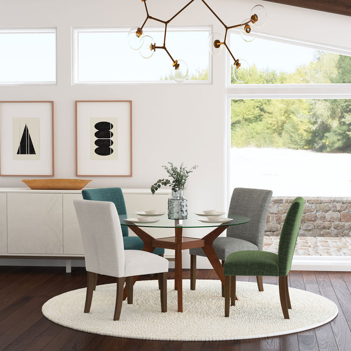 Paxton Upholstered Dining Side Chair Beige (Set of 2)