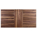 CoasterEssence Spring Creek 5-piece rectangular dining table set in chocolate finish, showing the table and matching chairs.