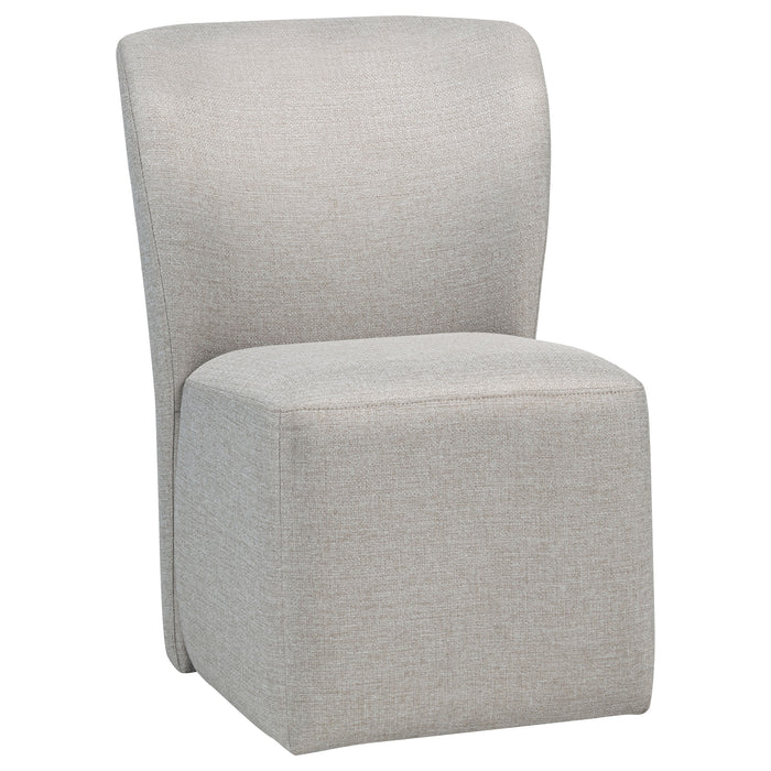 Jaelynn Upholstered Parsons Dining Side Chair Beige (Set of 2)